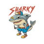 Sharky Boy-None-Non-Removable Cover w Insert-Throw Pillow-vp021