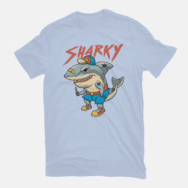 Sharky Boy-Womens-Fitted-Tee-vp021