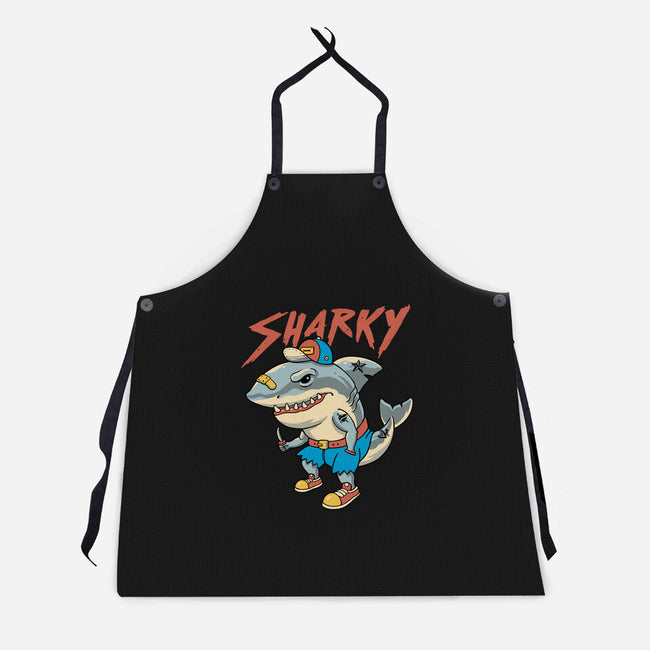 Sharky Boy-Unisex-Kitchen-Apron-vp021