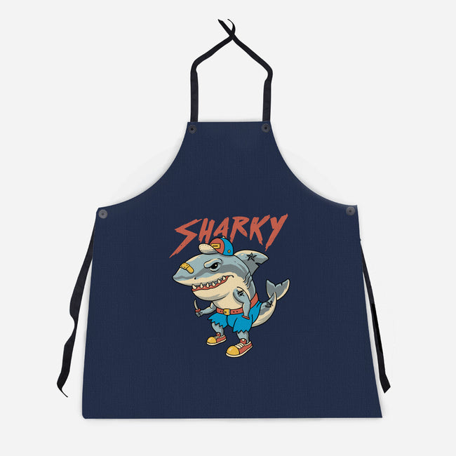 Sharky Boy-Unisex-Kitchen-Apron-vp021