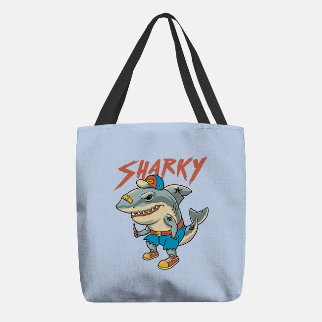 Sharky Boy-None-Basic Tote-Bag-vp021