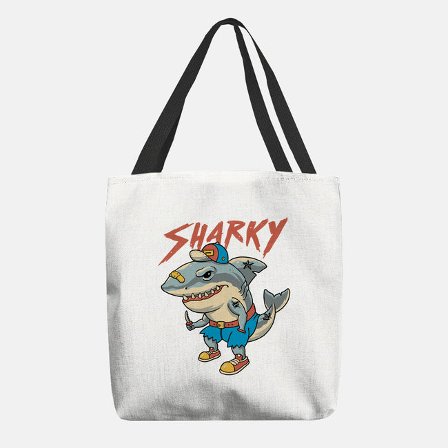 Sharky Boy-None-Basic Tote-Bag-vp021