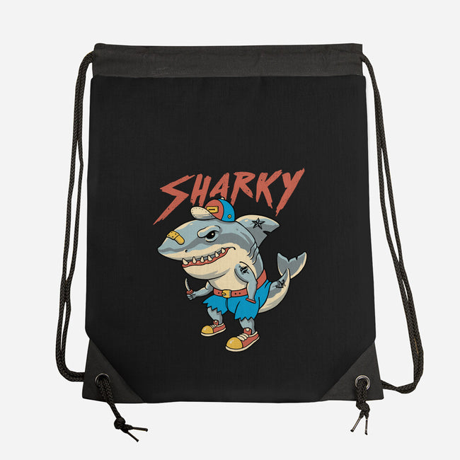 Sharky Boy-None-Drawstring-Bag-vp021