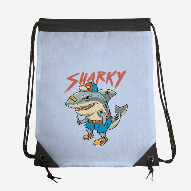 Sharky Boy-None-Drawstring-Bag-vp021