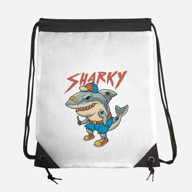 Sharky Boy-None-Drawstring-Bag-vp021