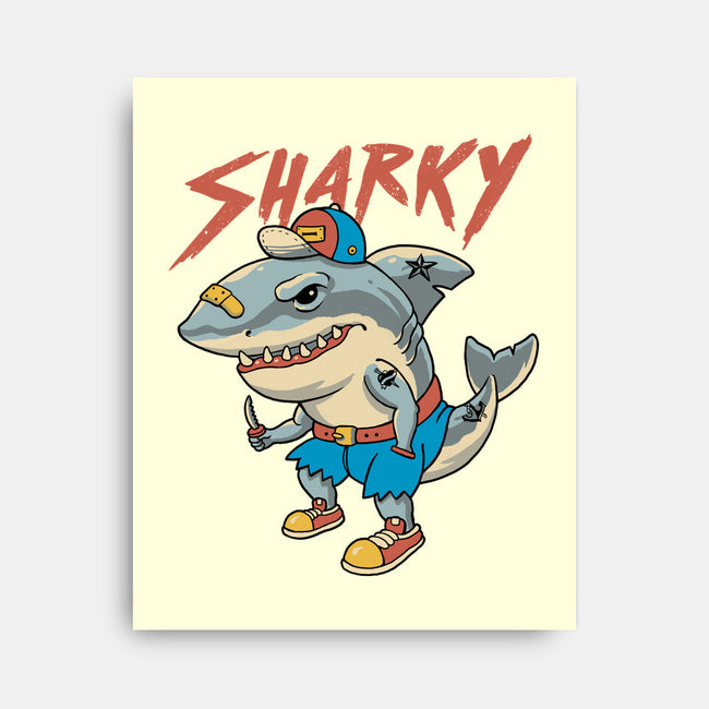 Sharky Boy-None-Stretched-Canvas-vp021