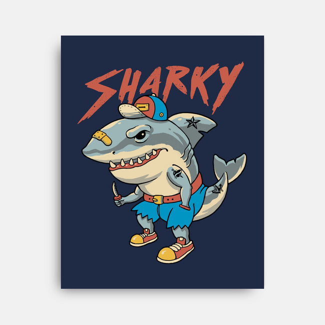 Sharky Boy-None-Stretched-Canvas-vp021