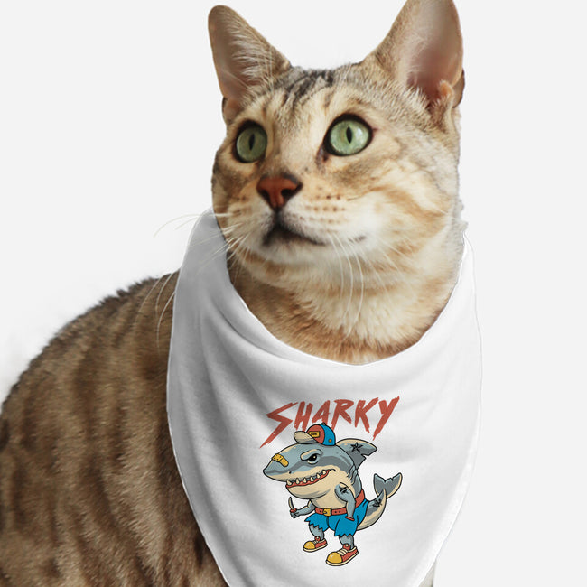 Sharky Boy-Cat-Bandana-Pet Collar-vp021