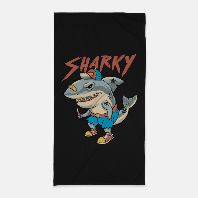 Sharky Boy-None-Beach-Towel-vp021