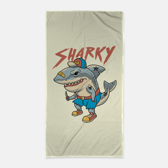 Sharky Boy-None-Beach-Towel-vp021