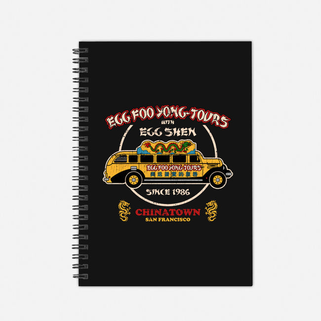 Egg Foo Yong Tours Chinatown-None-Dot Grid-Notebook-sachpica