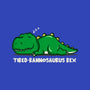 Tiredrannosaurus-rex-Womens-Basic-Tee-turborat14