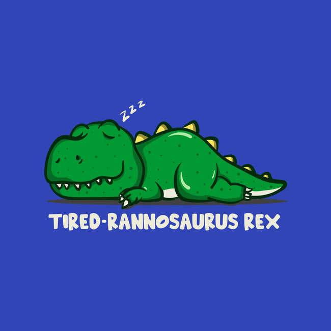 Tiredrannosaurus-rex-None-Removable Cover-Throw Pillow-turborat14