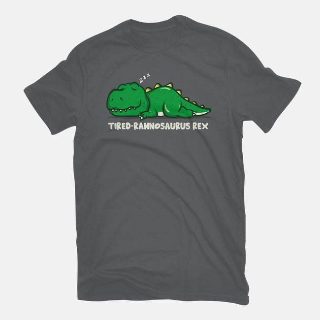 Tiredrannosaurus-rex-Womens-Basic-Tee-turborat14