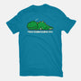 Tiredrannosaurus-rex-Womens-Fitted-Tee-turborat14