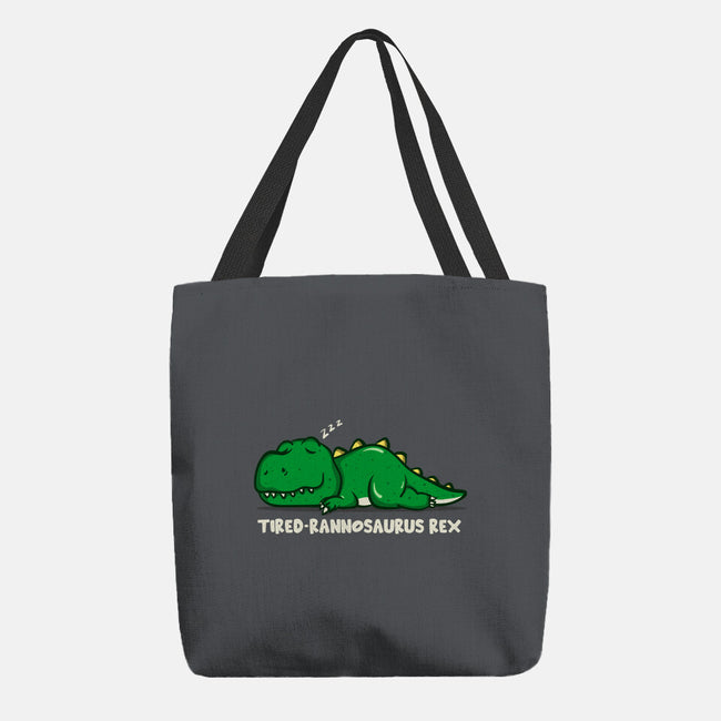 Tiredrannosaurus-rex-None-Basic Tote-Bag-turborat14