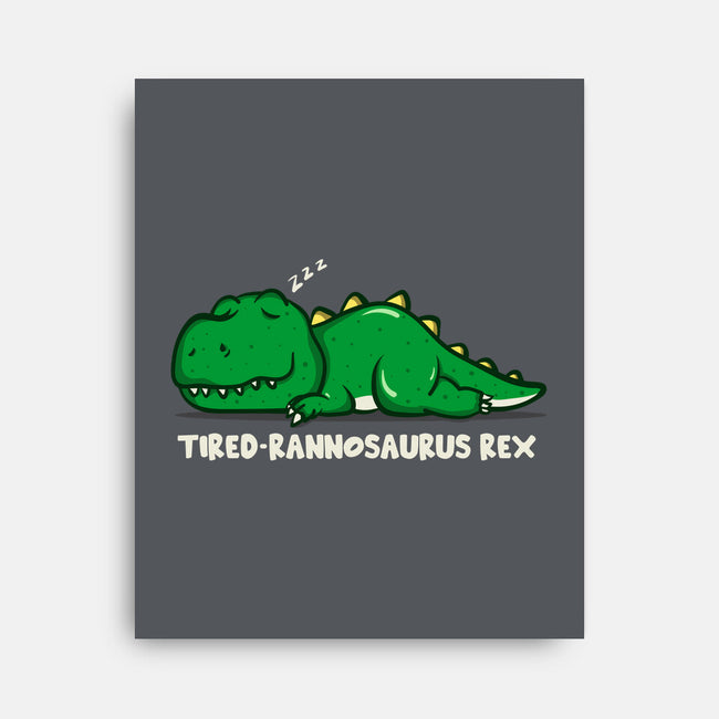 Tiredrannosaurus-rex-None-Stretched-Canvas-turborat14