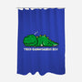 Tiredrannosaurus-rex-None-Polyester-Shower Curtain-turborat14