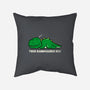 Tiredrannosaurus-rex-None-Removable Cover w Insert-Throw Pillow-turborat14