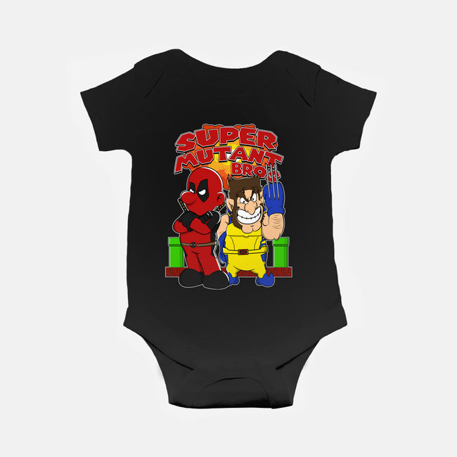 Super Mutant Bros-Baby-Basic-Onesie-Nieco