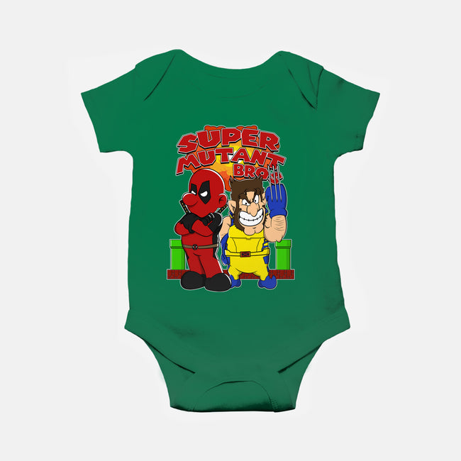 Super Mutant Bros-Baby-Basic-Onesie-Nieco