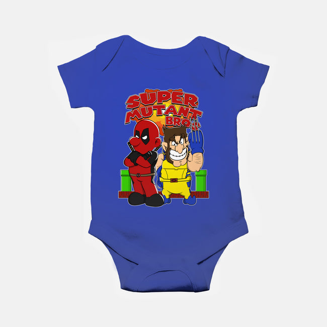 Super Mutant Bros-Baby-Basic-Onesie-Nieco