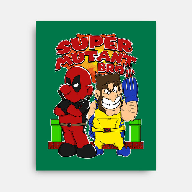 Super Mutant Bros-None-Stretched-Canvas-Nieco