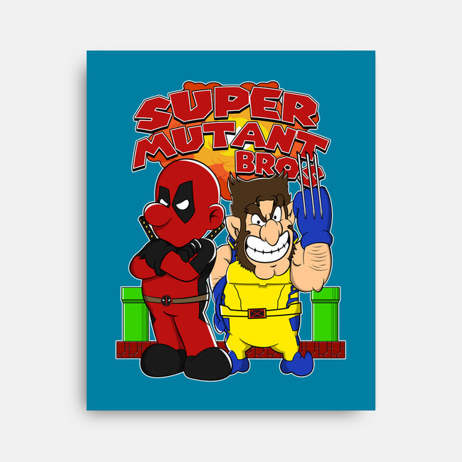 Super Mutant Bros-None-Stretched-Canvas-Nieco