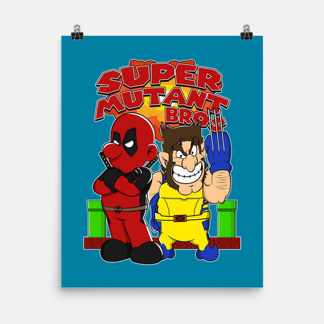 Super Mutant Bros-None-Matte-Poster-Nieco