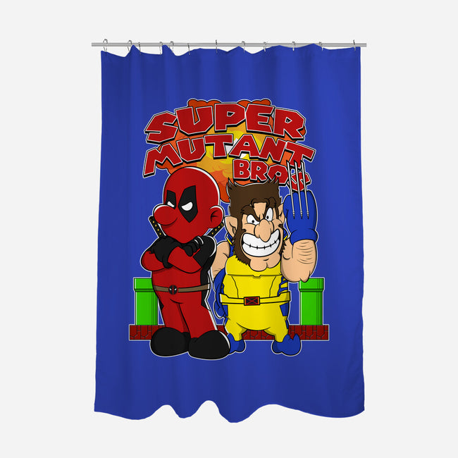 Super Mutant Bros-None-Polyester-Shower Curtain-Nieco