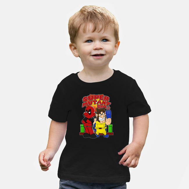 Super Mutant Bros-Baby-Basic-Tee-Nieco