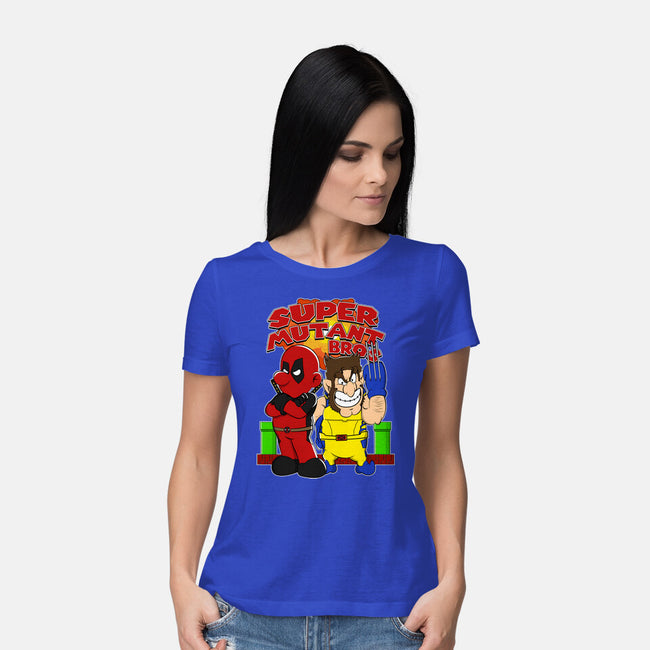 Super Mutant Bros-Womens-Basic-Tee-Nieco