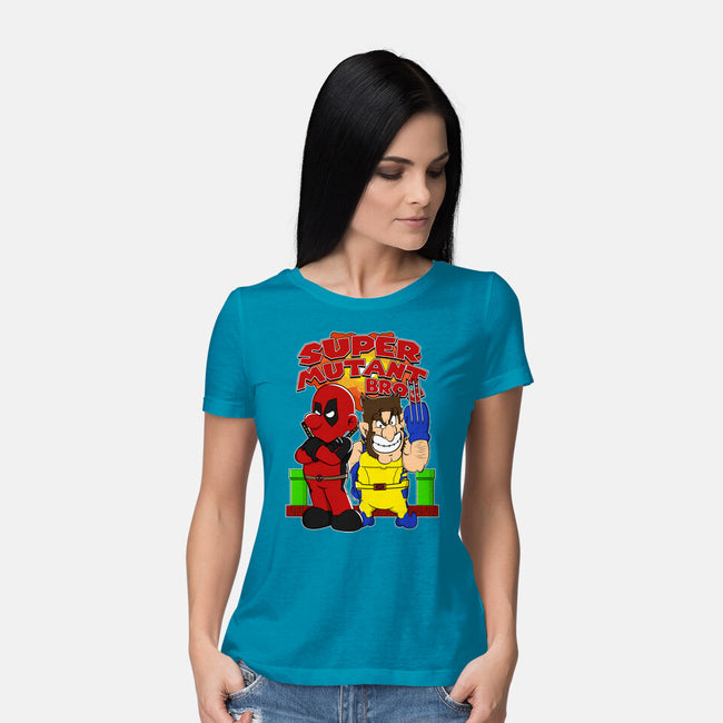 Super Mutant Bros-Womens-Basic-Tee-Nieco