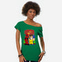 Super Mutant Bros-Womens-Off Shoulder-Tee-Nieco