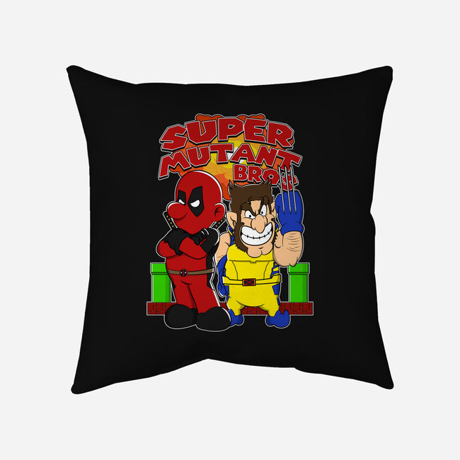 Super Mutant Bros-None-Non-Removable Cover w Insert-Throw Pillow-Nieco