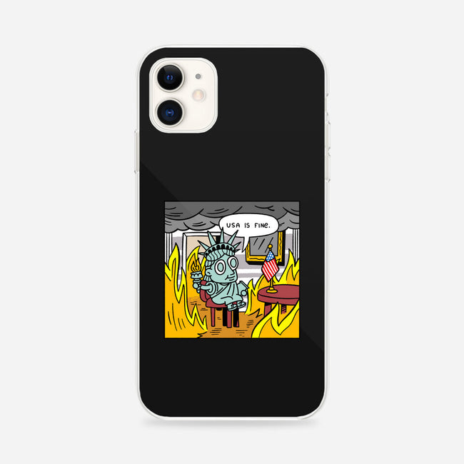 USA Is Fine-iPhone-Snap-Phone Case-demonigote