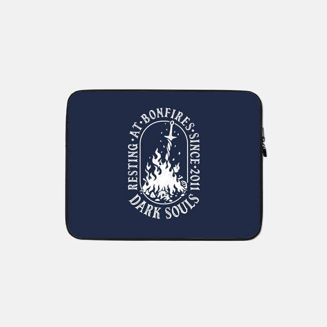 Resting At Bonfires-None-Zippered-Laptop Sleeve-demonigote