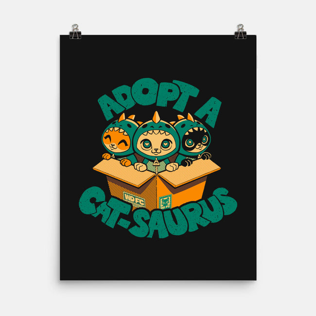 Adopt A Catsaurus-None-Matte-Poster-worlddominationforcats