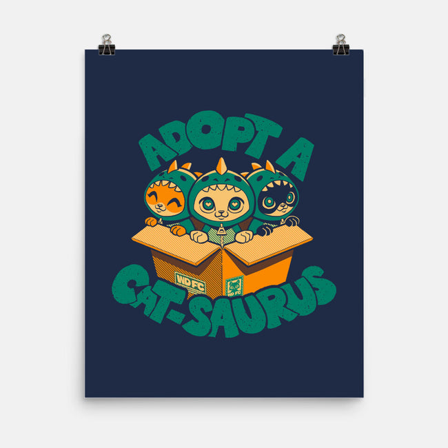 Adopt A Catsaurus-None-Matte-Poster-worlddominationforcats