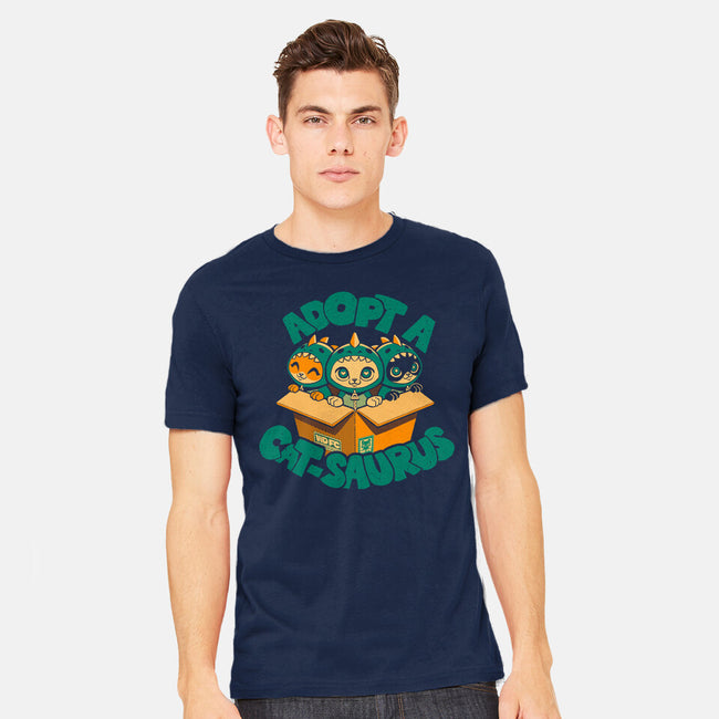 Adopt A Catsaurus-Mens-Heavyweight-Tee-worlddominationforcats