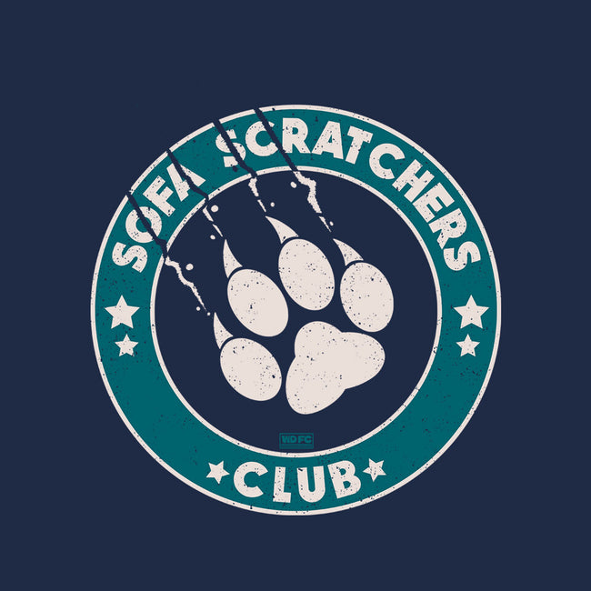 Sofa Scratching Paws Club-Womens-V-Neck-Tee-worlddominationforcats