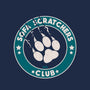 Sofa Scratching Paws Club-Womens-Basic-Tee-worlddominationforcats