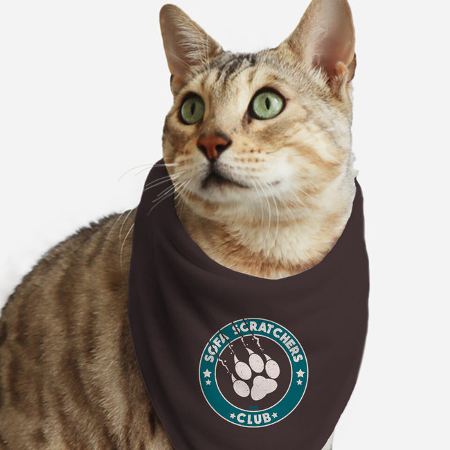 Sofa Scratching Paws Club-Cat-Bandana-Pet Collar-worlddominationforcats