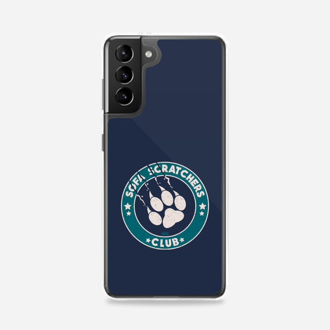 Sofa Scratching Paws Club-Samsung-Snap-Phone Case-worlddominationforcats