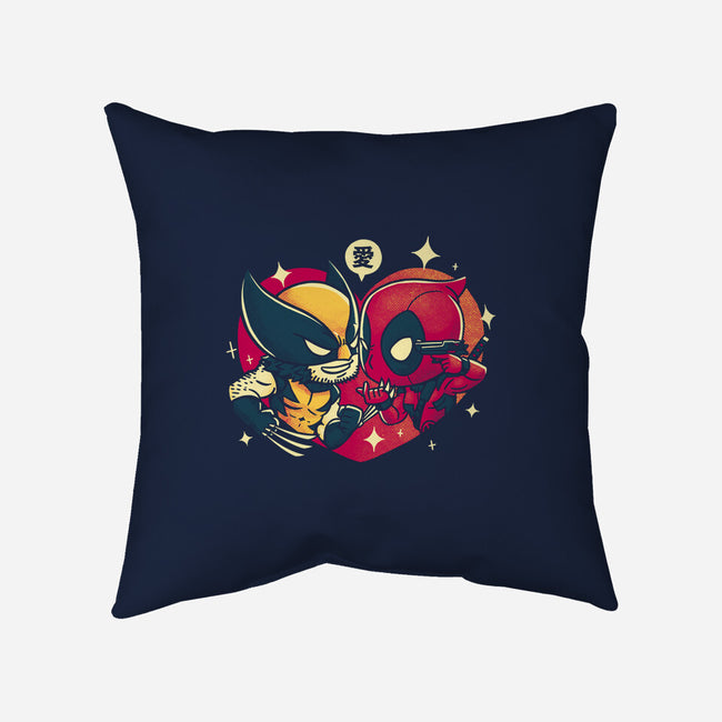 Mutant Love-None-Non-Removable Cover w Insert-Throw Pillow-estudiofitas