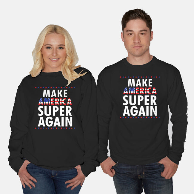 Super Again-Unisex-Crew Neck-Sweatshirt-Boggs Nicolas