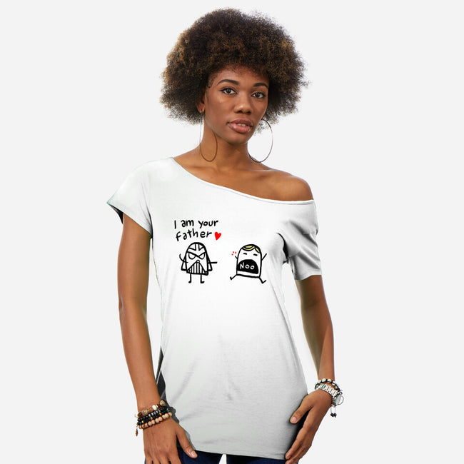 Doodle Wars-Womens-Off Shoulder-Tee-demonigote