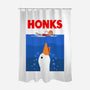 HONKS-None-Polyester-Shower Curtain-demonigote