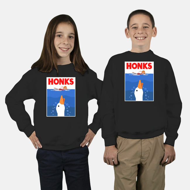 HONKS-Youth-Crew Neck-Sweatshirt-demonigote