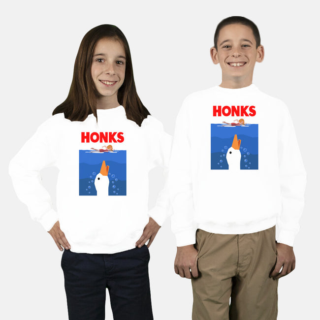 HONKS-Youth-Crew Neck-Sweatshirt-demonigote